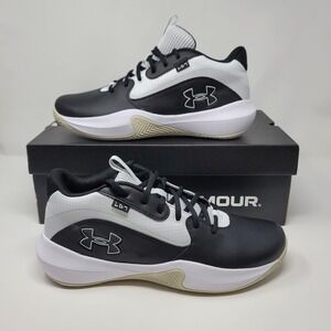 Under Armour UA Lockdown 7 Unisex Basketball Shoes Low Lightweight M8 W9.5 Black